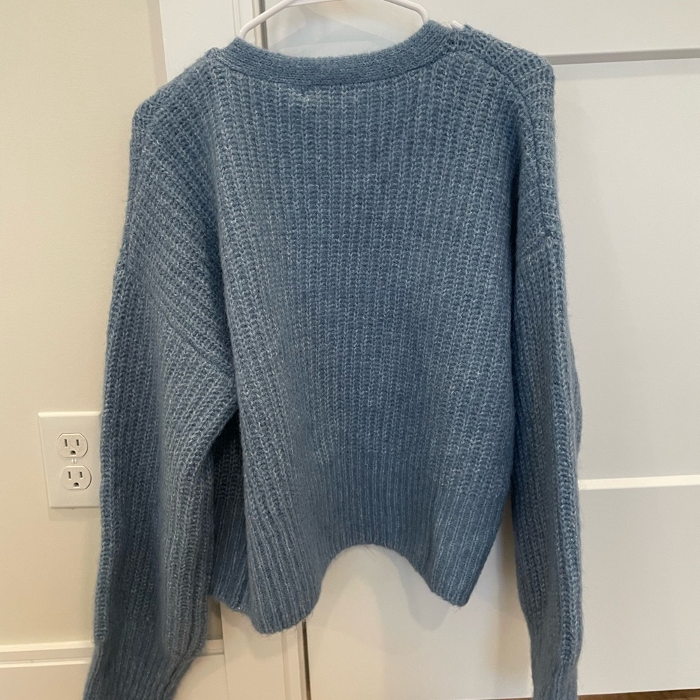 NWT Elegant Blue Women's Cardigan - Picture 6 of 8